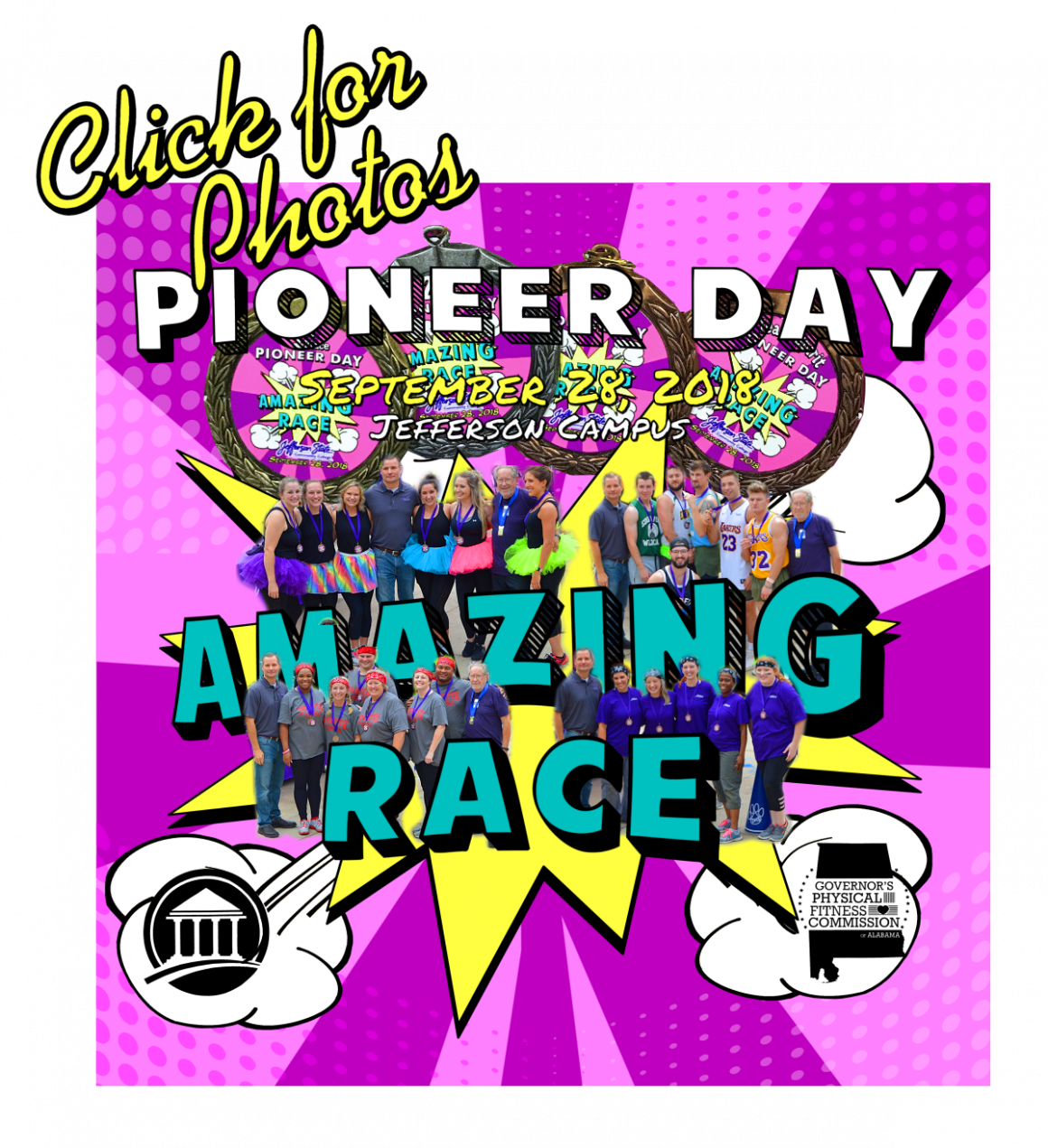 Pioneer Day & Amazing Race 2018 Jefferson State Community College