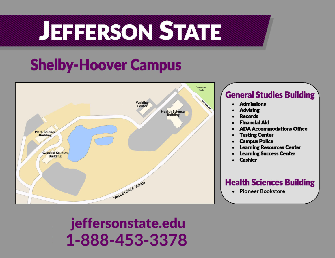 Shelby-Hoover Campus Map - Jefferson State Community College